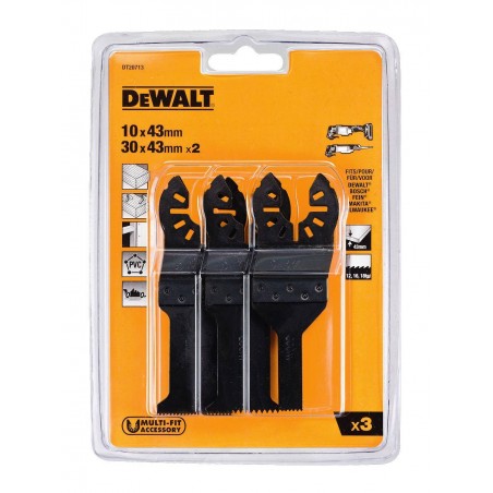 Brzeszczoty do Drewna - 3 sztuki Dewalt DT20713