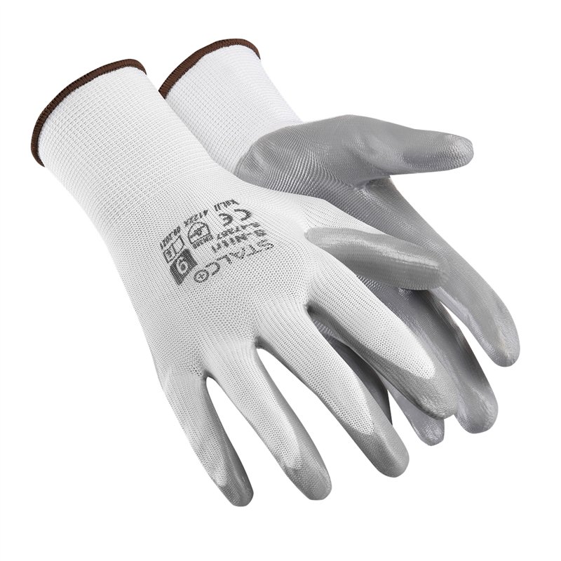 Rękawice poliestrowe S-NITRI 8”  S-47355