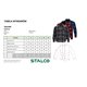 Koszula flanelowa SQUARE niebieski 2XL - 47  S-42037