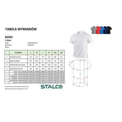 T-shirt męski BONO czarny M  S-44638