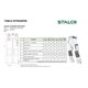 Spodnie robocze ALLROUND LINE biały LS  S-42141