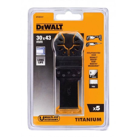 Brzeszczoty do cięcia metalu - 5 sztuk Dewalt DT20727