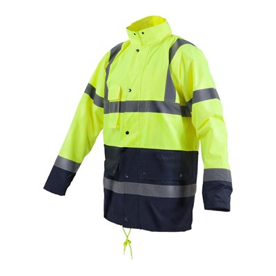 Kurtka ocieplana ostrzegawcza męska FLASH 5in1 żółty S  S-44176