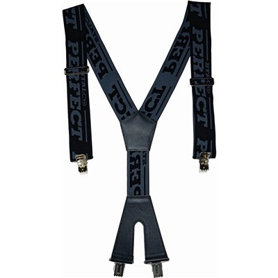 Szelki do spodni BRACES czarny  PERFECT S-79089