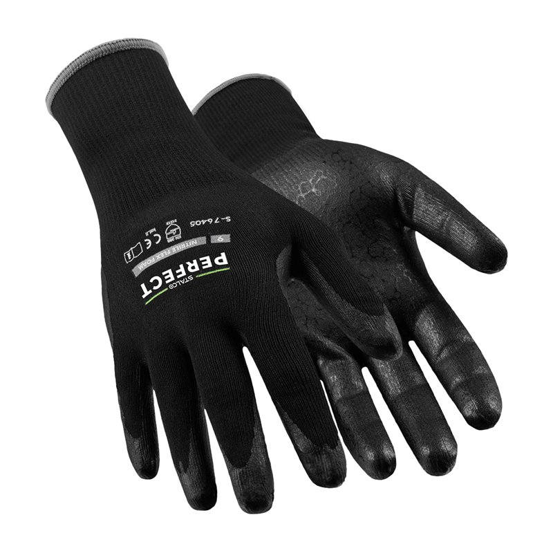 Rękawice nylonowe NITRILE FLEX FOAM 10”  PERFECT S-76407