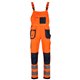 Spodnie ogrodniczki ostrzegawcze BASIC NEON LINE pomarańczowy M  S-51684