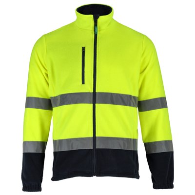 Bluza polarowa ostrzegawcza BASIC NEON LINE żółty S  S-51700
