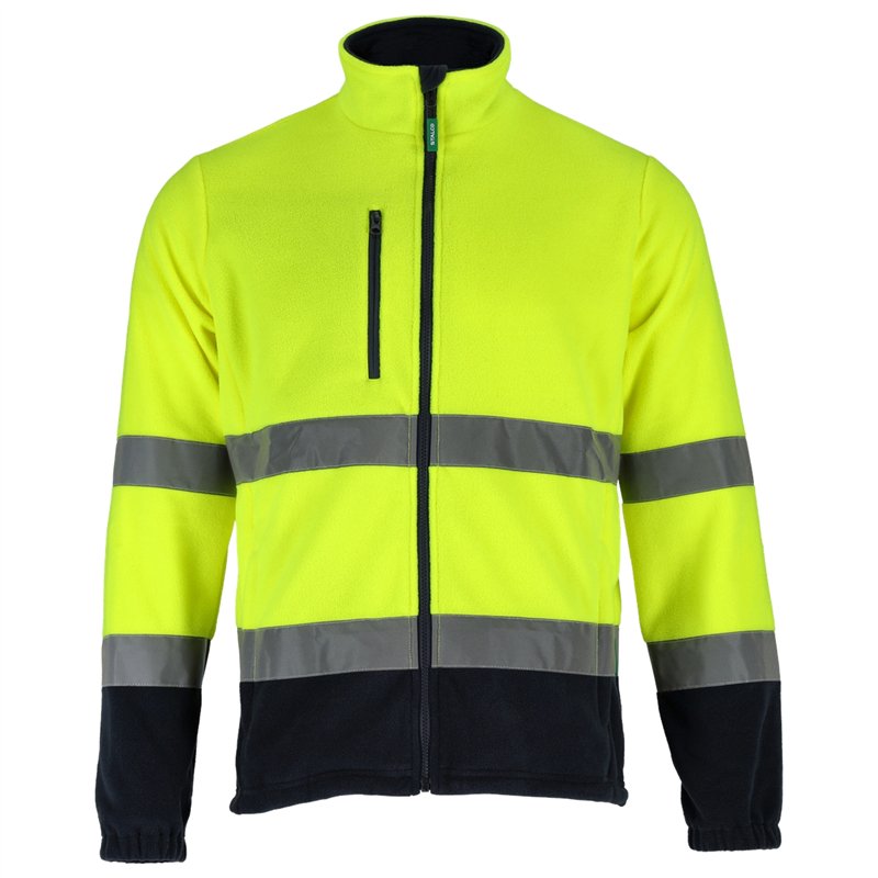 Bluza polarowa ostrzegawcza BASIC NEON LINE żółty M  S-51702