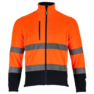 Bluza polarowa ostrzegawcza BASIC NEON LINE pomarańczowy 3XL  S-51724