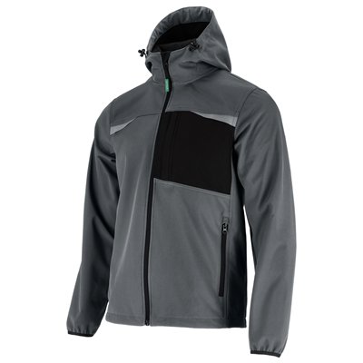 Kurtka softshell męska ROCK szary 3XL  S-51740