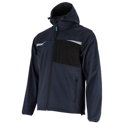 Kurtka softshell męska ROCK granatowy S  S-51744