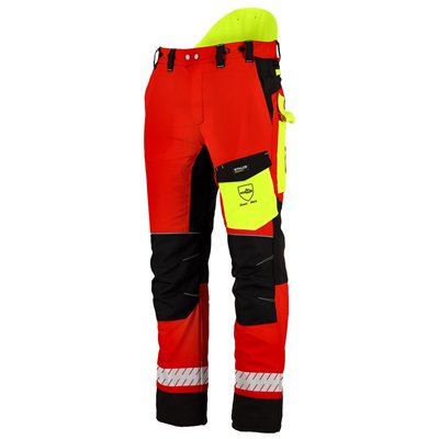Spodnie antyprzecięciowe PILAR czerwony 3XL  PERFECT S090100006