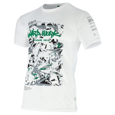 T-shirt męski BONO PAINTER biały S  S090691001