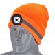 Czapka zimowa z latarką RAY FLUO pomarańczowy 54-60 ONE SIZE  S091491036
