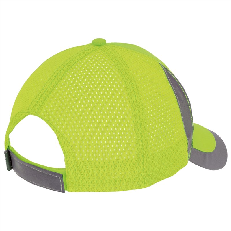 Czapka z daszkiem odblaskowa PICK żółty ONE SIZE  S091444224
