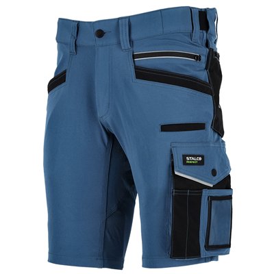 Spodnie robocze szorty STRETCH LINE niebieski S  PERFECT S090279340