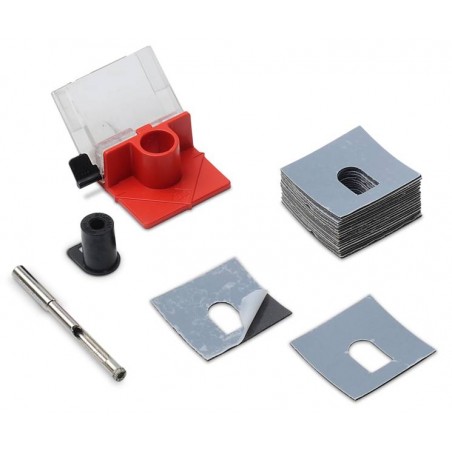 Prowadnica + Wiertło Ø6mm - Zestaw Rubi Easy Gres
