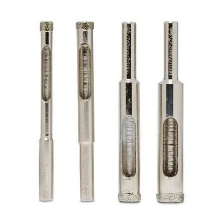 Prowadnica + Wiertło Ø6mm - Zestaw Rubi Easy Gres