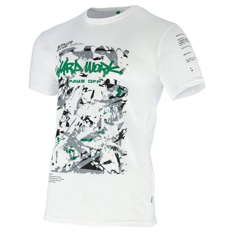 T-shirt męski BONO PAINTER biały XS  S090644501
