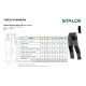 Spodnie robocze BASIC LINE szary L  S-47858