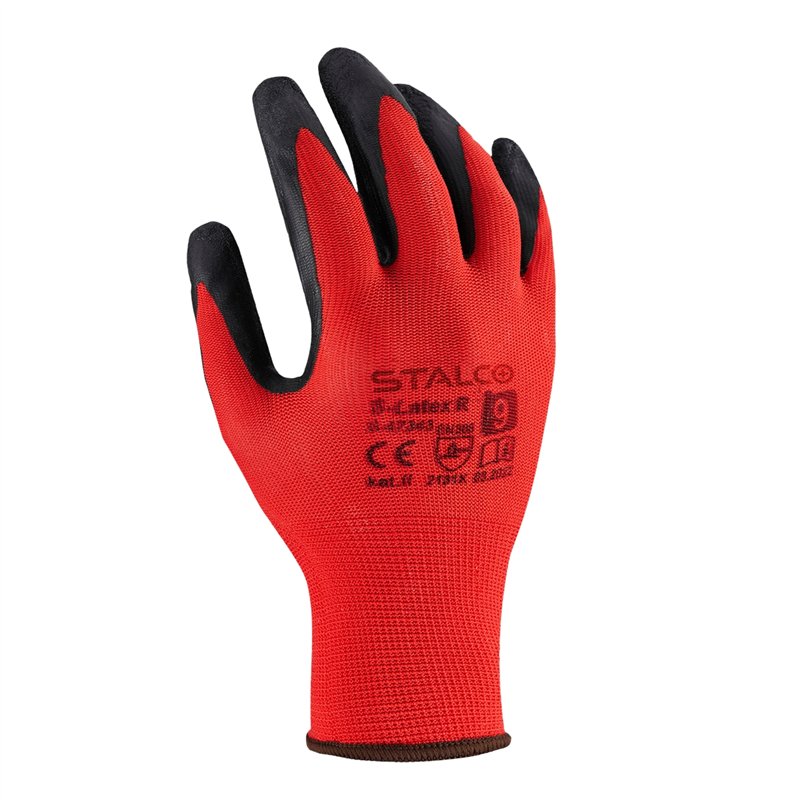 Rękawice poliestrowe S-LATEX R 9”  S-47343