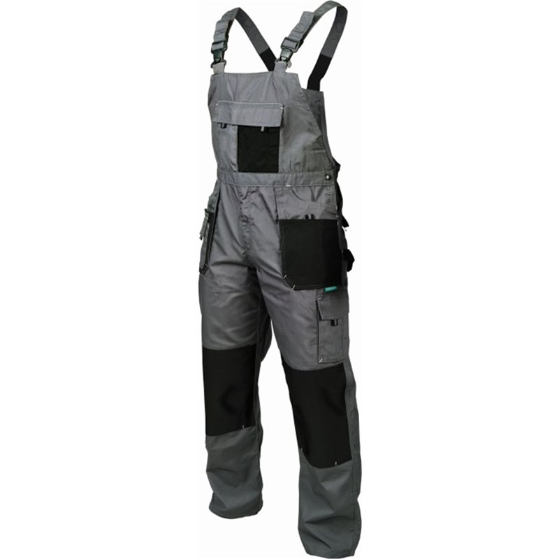 Spodnie ogrodniczki BASIC LINE szary S  S-47864