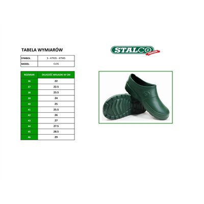 Chodak CLOG roz.39  S-47938