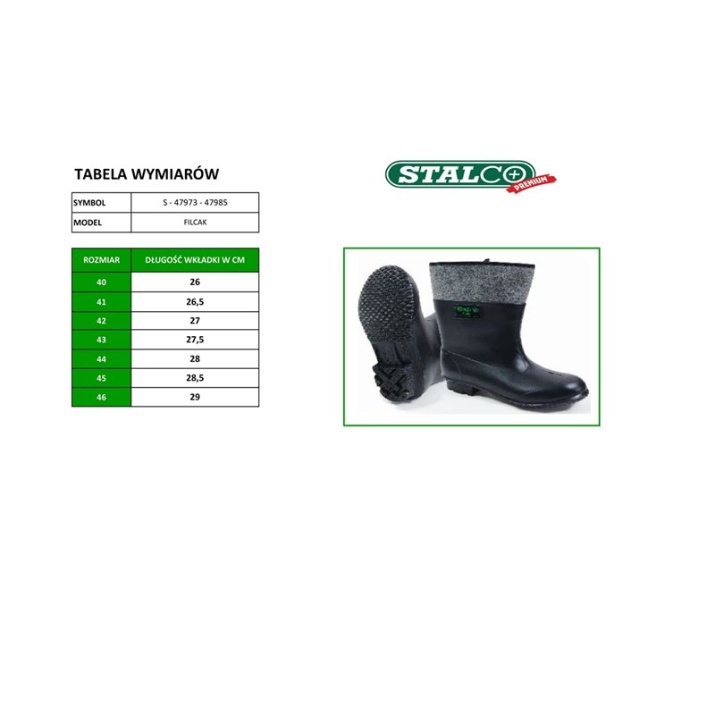 Kalosz filcowy FILCAK roz.40  S-47973