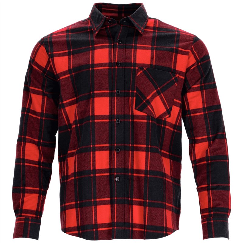 Koszula flanelowa SQUARE czerwony XL - 45  S-42025