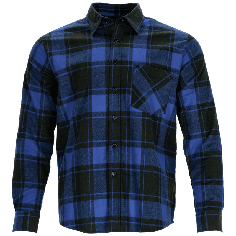 Koszula flanelowa SQUARE niebieski XL - 45  S-42035