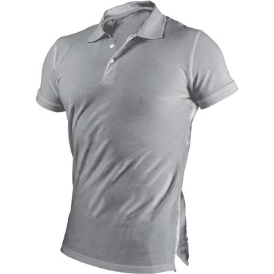 Koszulka polo męska GARU szary 2XL  S-44677