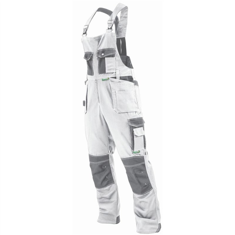 Spodnie ogrodniczki ALLROUND LINE biały LS  S-42153