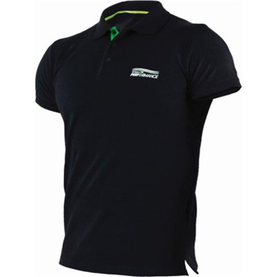 Koszulka polo męska NATURE M czarny L  PERFECT S-78569