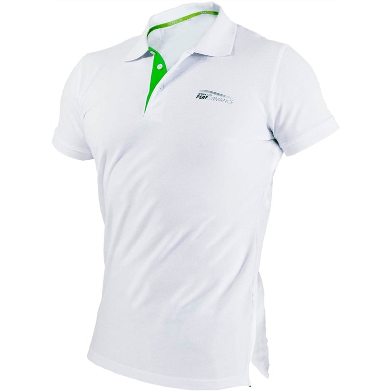 Koszulka polo męska NATURE M biały XL  PERFECT S-78561
