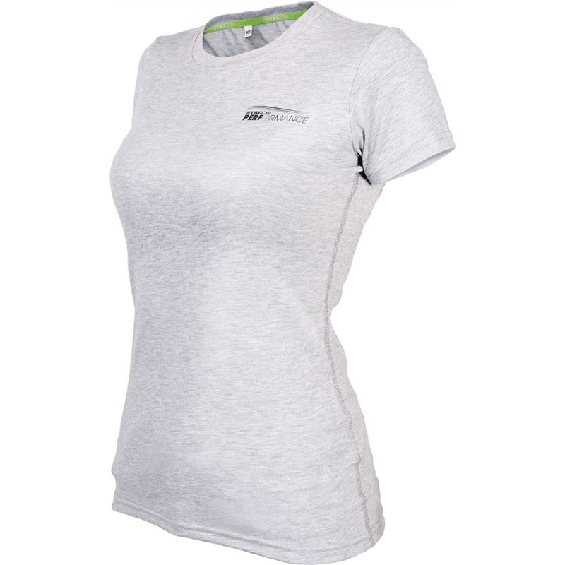 T-shirt damski LUCKY W szary M  PERFECT S-78719
