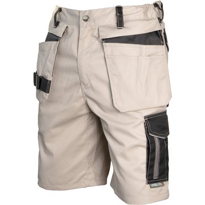 Spodnie robocze szorty SUMMER LINE beżowy M  S-44602