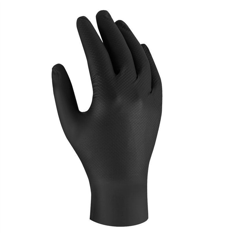 Rękawice NITRAX GRIP BLACK 8” M (1op-5par)  PERFECT S-76382