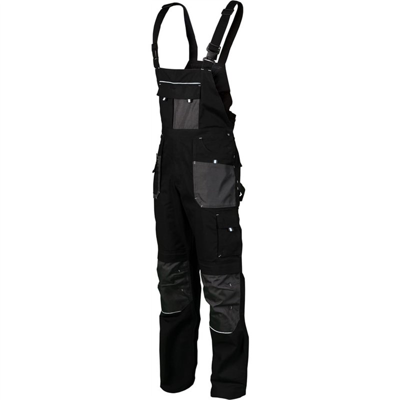 Spodnie ogrodniczki BASIC LINE czarny 4XL  S-51040