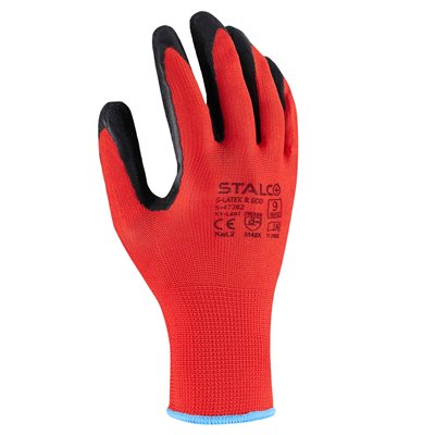 Rękawice poliestrowe S-LATEX R ECO 7”  S-47279