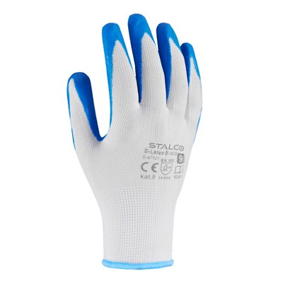Rękawice poliestrowe S-LATEX B ECO 8”  S-47119