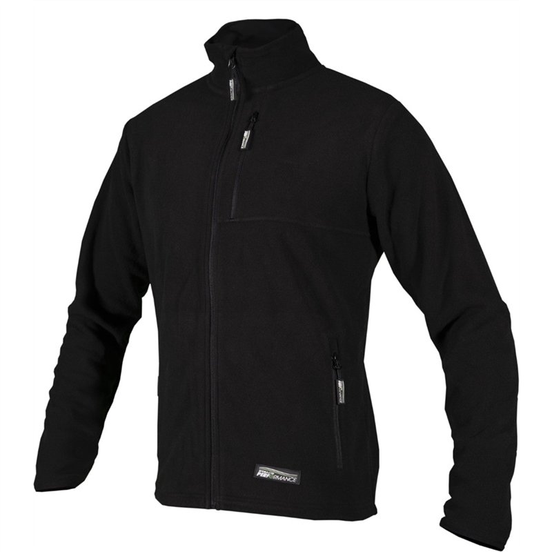 Bluza polarowa męska NAVAS M czarny L  PERFECT S-78346