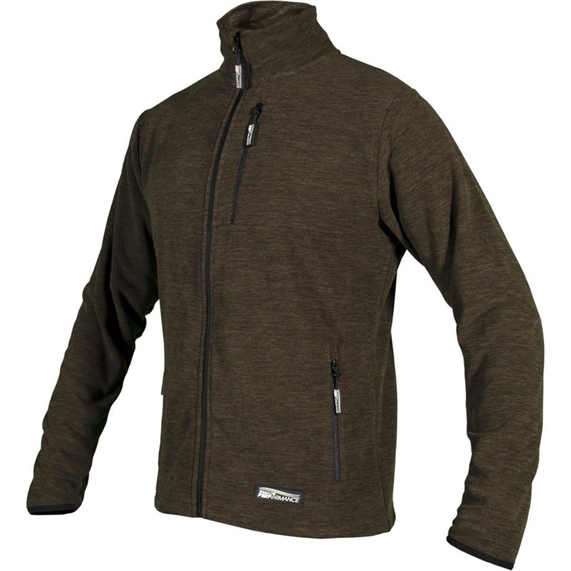 Bluza polarowa męska NAVAS M oliwkowy L  PERFECT S-78353