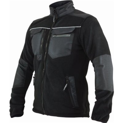 Bluza polarowa męska OXFORD czarny 4XL  PERFECT S-78890