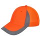 Czapka z daszkiem odblaskowa PICK pomarańczowy ONE SIZE  S091444226