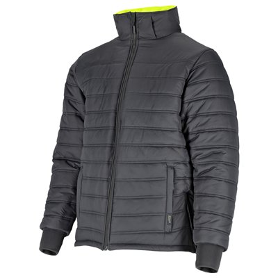 Kurtka ocieplana ostrzegawcza przeciwdeszcz. męska REVERS J 2in1 żółty 3XL  PERFECT S090797016