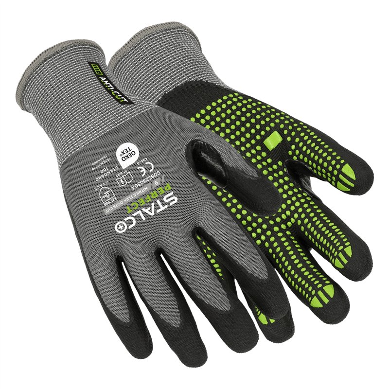 Rękawice antyprzecięciowe NITRILE FLEX DOTS CUT 9”  PERFECT S093230304