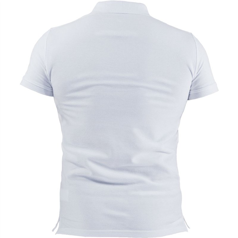 Koszulka polo męska NATURE M biały M  PERFECT S-78557