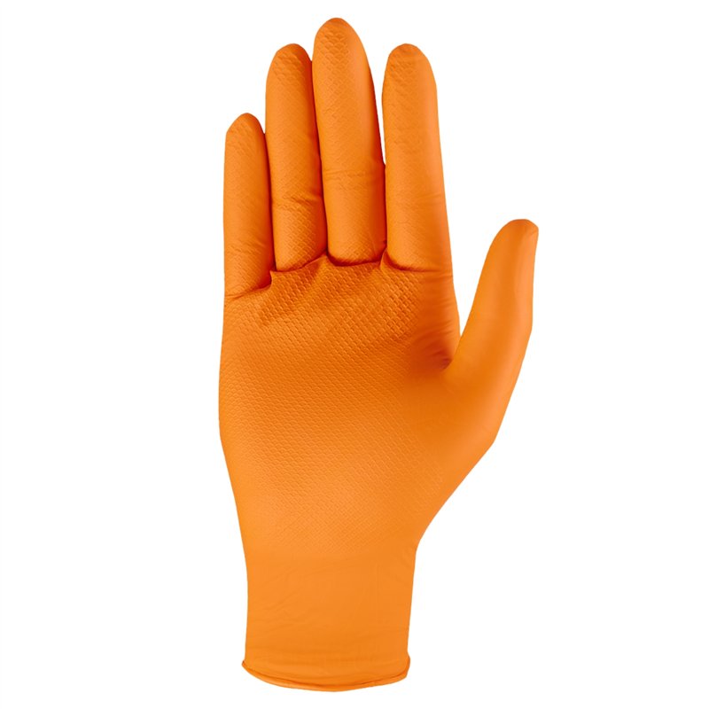 Rękawice NITRAX GRIP ORANGE 9” L (1op-5par)  PERFECT S-76373