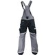 Spodnie ogrodniczki HEAVY LINE szary S  PERFECT S-78568