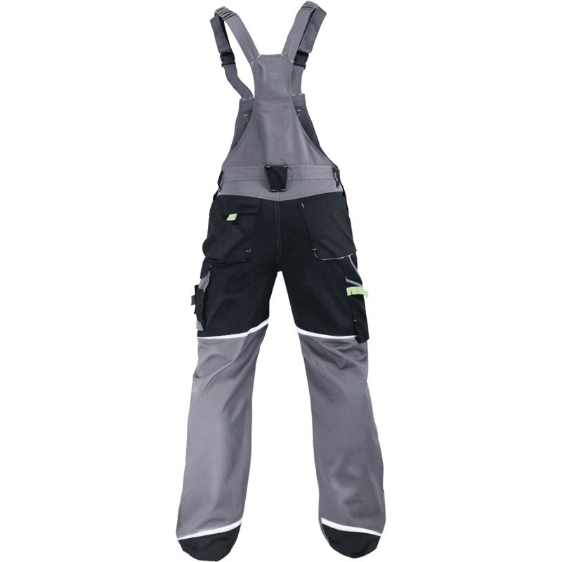 Spodnie ogrodniczki HEAVY LINE szary XL  PERFECT S-78576